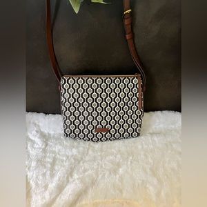 Fossil Crossbody Bag Like New Geometric